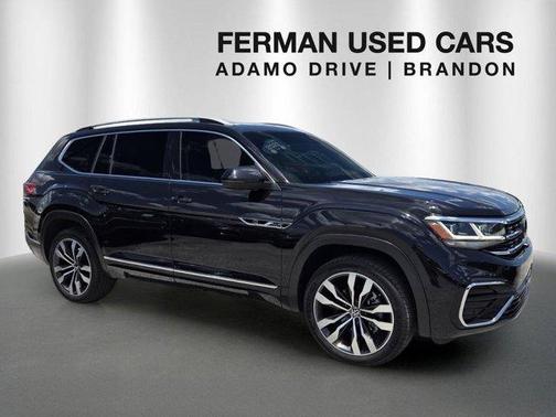 Deep Black Pearl Effect 2021 Volkswagen Atlas 3.6 V6 SEL Premium R-Line
