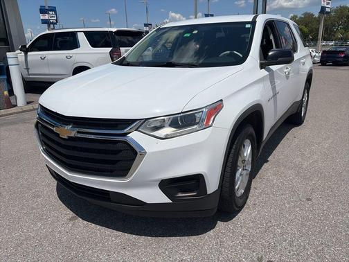 Summit White 2021 Chevrolet Traverse LS