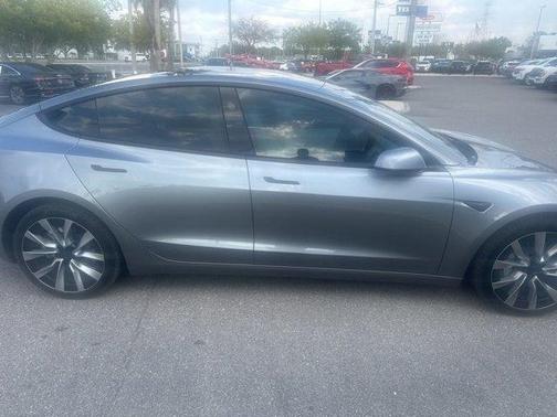 Gray 2024 Tesla Model 3 Long Range