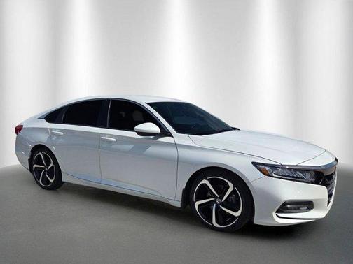 White 2019 Honda Accord Sport