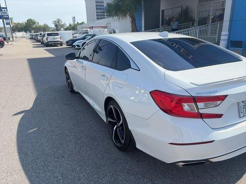 White 2019 Honda Accord Sport