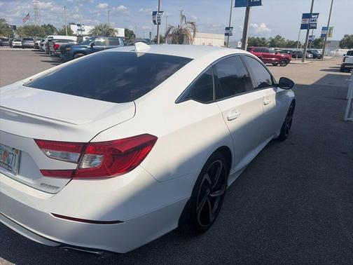 White 2019 Honda Accord Sport