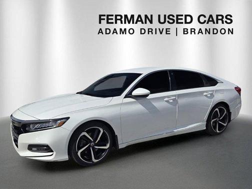 White 2019 Honda Accord Sport