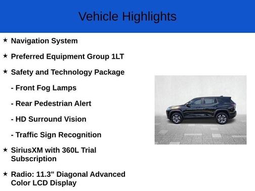 Black 2026 Chevrolet Equinox LT