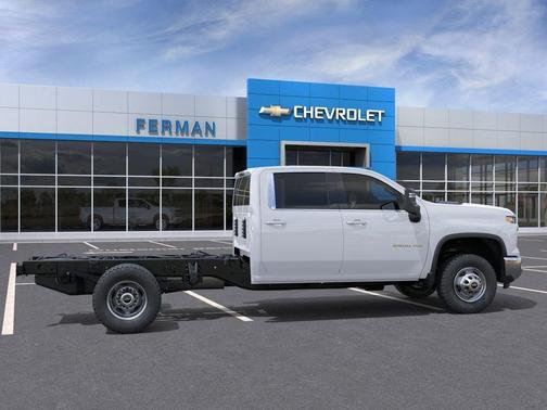 White 2025 Chevrolet Silverado 3500 WT