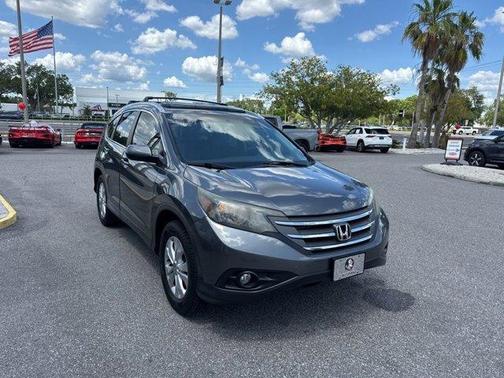 Gray 2013 Honda CR-V EX