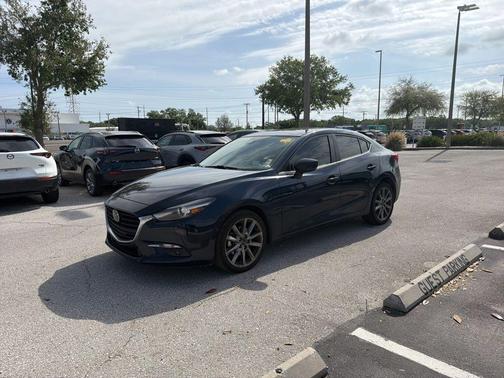Deep Crystal Blue Mica 2018 Mazda Mazda3 Grand Touring