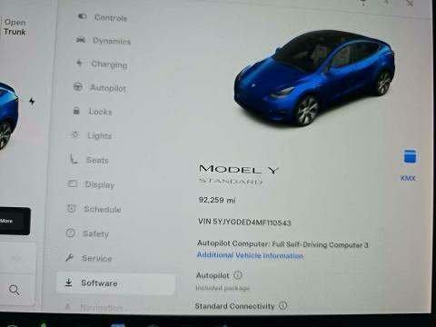 2021 Tesla Model Y Standard Range