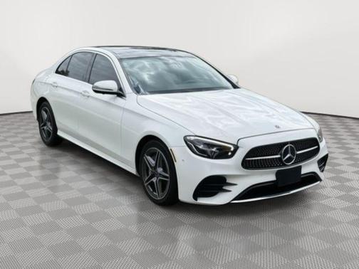 White 2021 Mercedes-Benz E-Class 4MATIC