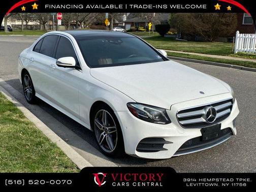White 2019 Mercedes-Benz E-Class 4MATIC