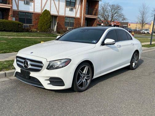 White 2019 Mercedes-Benz E-Class 4MATIC