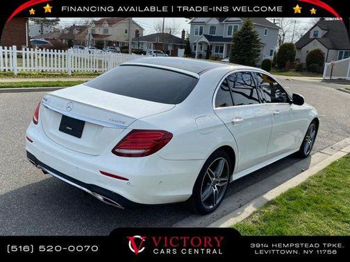 White 2019 Mercedes-Benz E-Class 4MATIC