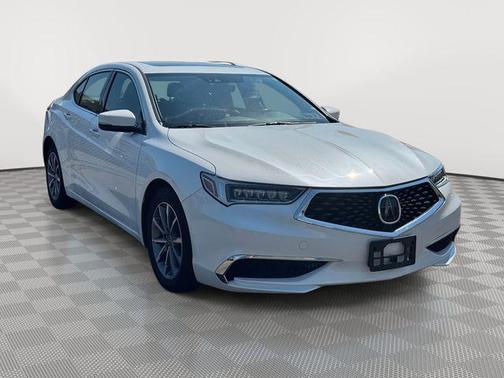 Platinum White Pearl 2020 Acura TLX Technology