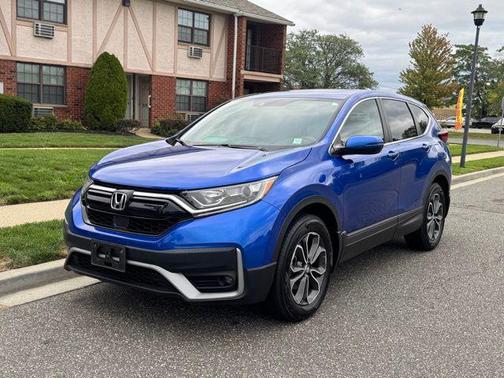 Blue 2022 Honda CR-V AWD EX