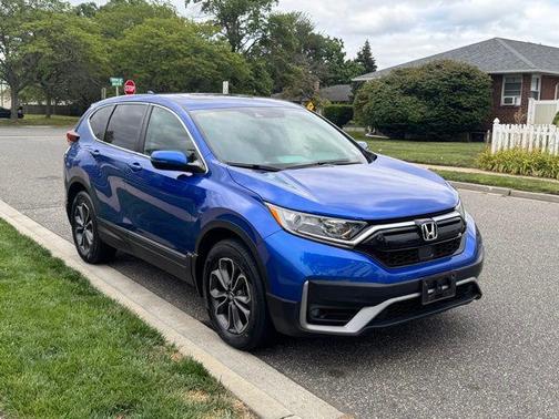 Blue 2022 Honda CR-V AWD EX