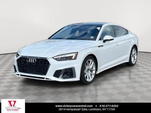 White 2024 Audi A5 Sportback 45 S Line Premium Plus