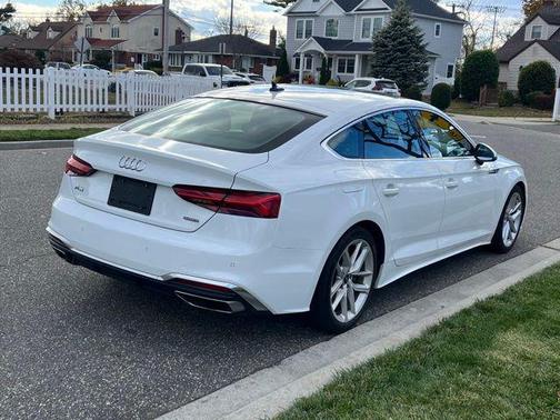 White 2024 Audi A5 Sportback 45 S Line Premium Plus