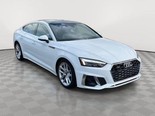 White 2024 Audi A5 Sportback 45 S Line Premium Plus