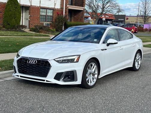 White 2024 Audi A5 Sportback 45 S Line Premium Plus
