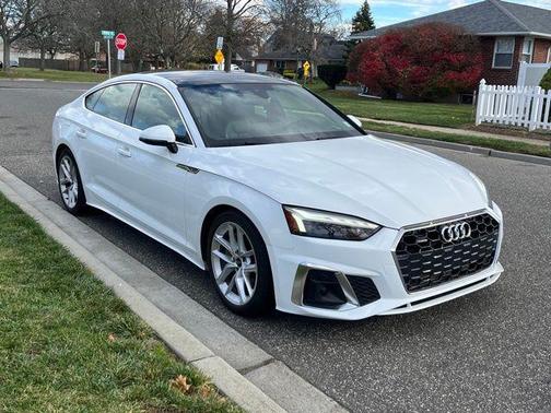 White 2024 Audi A5 Sportback 45 S Line Premium Plus