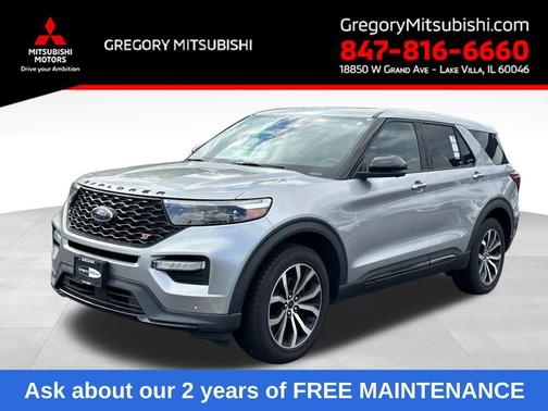 Silver Metallic 2021 Ford Explorer ST