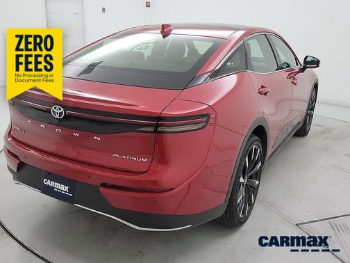 Red 2023 Toyota Crown Platinum
