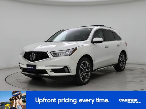 White 2018 Acura MDX Advance