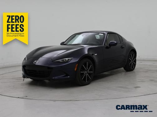 Blue 2025 Mazda MX-5 Miata RF Grand Touring
