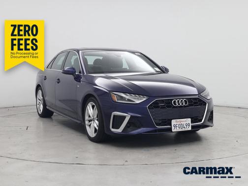 Blue 2023 Audi A4 S-Line Premium