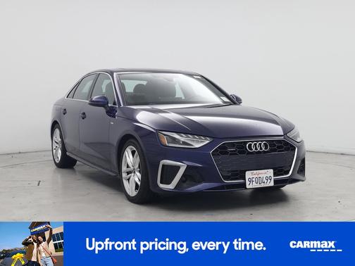 Blue 2023 Audi A4 S-Line Premium