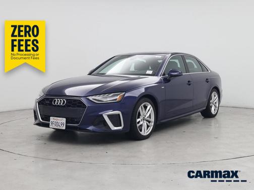 Blue 2023 Audi A4 S-Line Premium