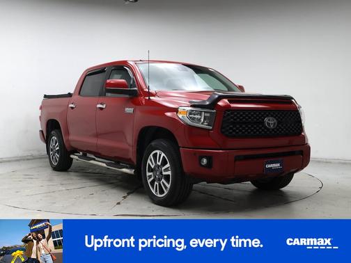 Red 2019 Toyota Tundra Platinum