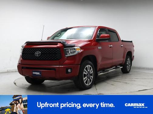 Red 2019 Toyota Tundra Platinum