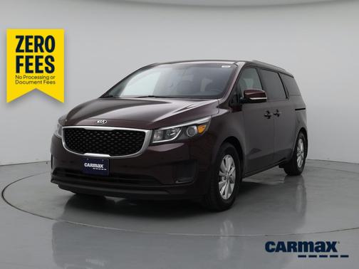 Burgundy 2017 Kia Sedona LX