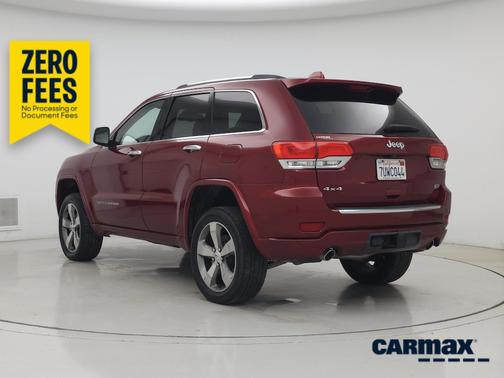 Red 2015 Jeep Grand Cherokee Overland