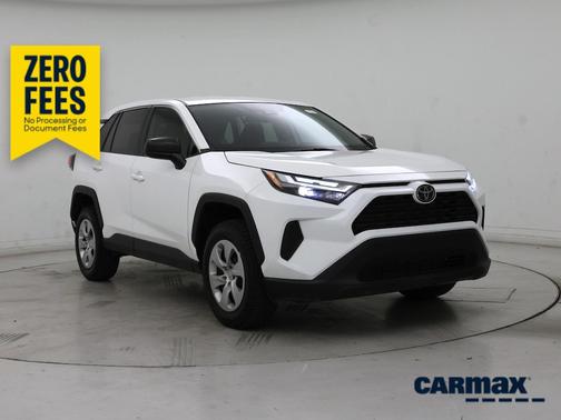 White 2023 Toyota RAV4 LE