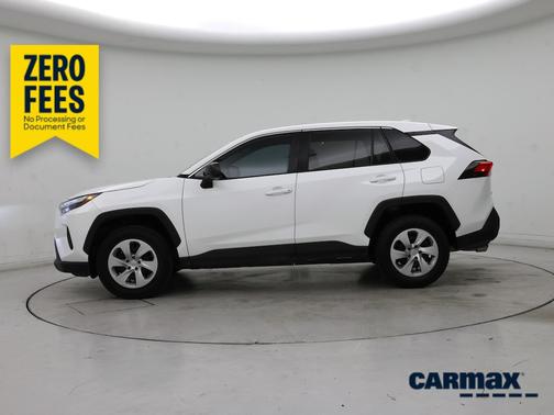 White 2023 Toyota RAV4 LE