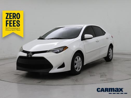 White 2017 Toyota Corolla L