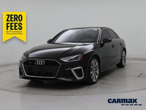 Black 2021 Audi A4 S-Line Premium Plus