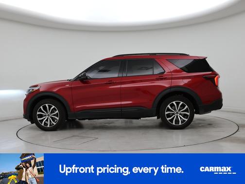 Red 2025 Ford Explorer ST-Line
