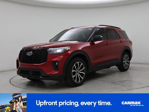 Red 2025 Ford Explorer ST-Line