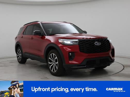 Red 2025 Ford Explorer ST-Line