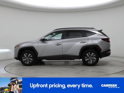 Silver 2024 Hyundai TUCSON Hybrid Blue