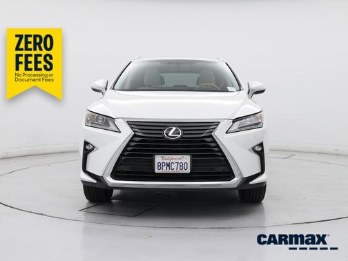 White 2016 Lexus RX 350