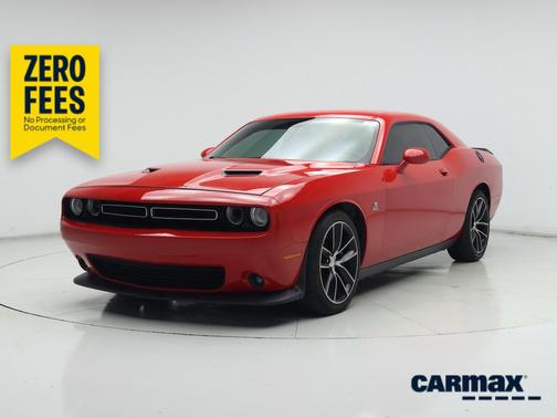 Red 2015 Dodge Challenger R/T Scat Pack
