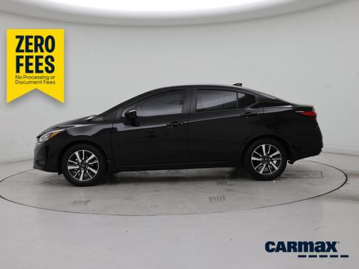 Black 2025 Nissan Versa SV