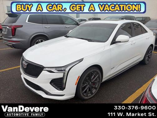 Summit White 2020 Cadillac CT4 V-Series