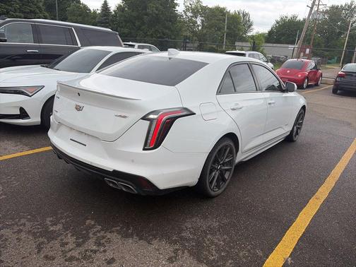 Summit White 2020 Cadillac CT4 V-Series