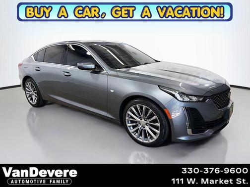 Satin Steel Metallic 2022 Cadillac CT5 Premium Luxury