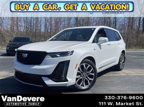 Crystal White Tricoat 2021 Cadillac XT6 Sport AWD